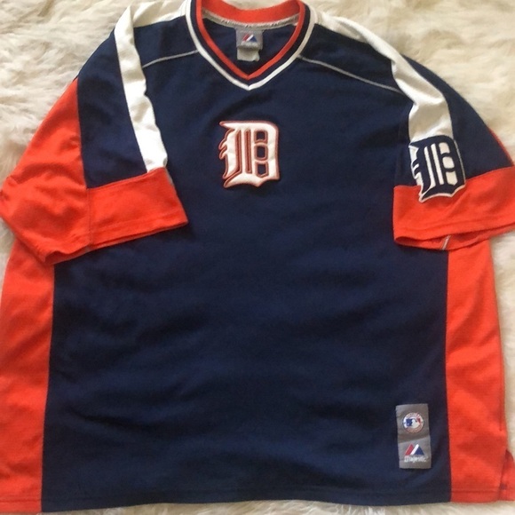 Detroit Tigers Vintage Majestic Jersey size XL - Picture 1 of 6